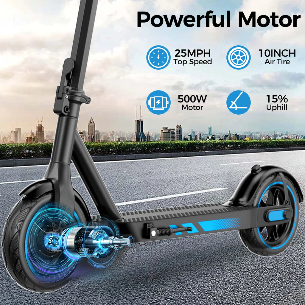 Trottinette électrique HiQiS V10 pliable, batterie 36 V 10,5 Ah, vitesse 40 km/h, autonomie 40-60 km