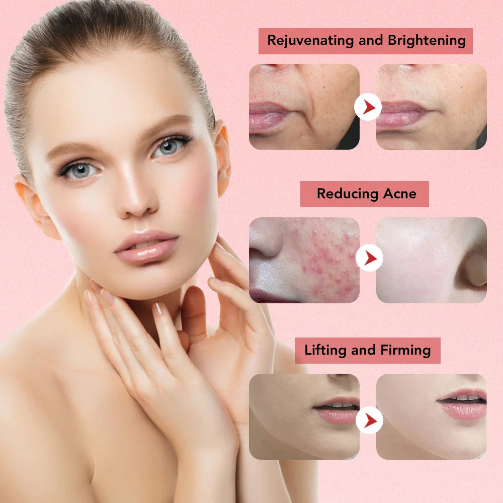 Masseur Facial 7-en-1 EMS & LED | Appareil de Beauté Anti-Âge pour Lifting et Raffermissement du Visage