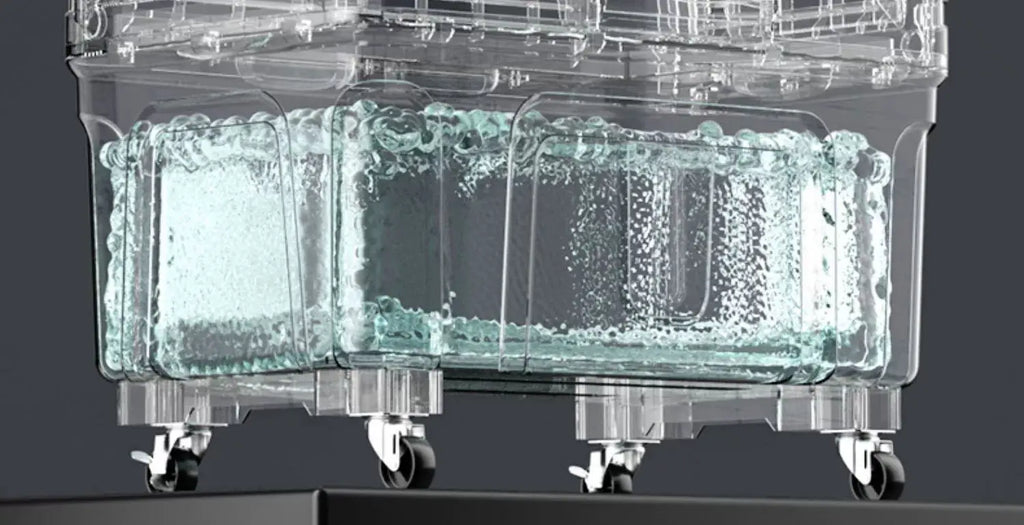 Ventilateur de climatisation à circulation d'évaporation pour réfrigérateur industriel, grand format, avec ajout d'eau fraîche. Utilisation commerciale.