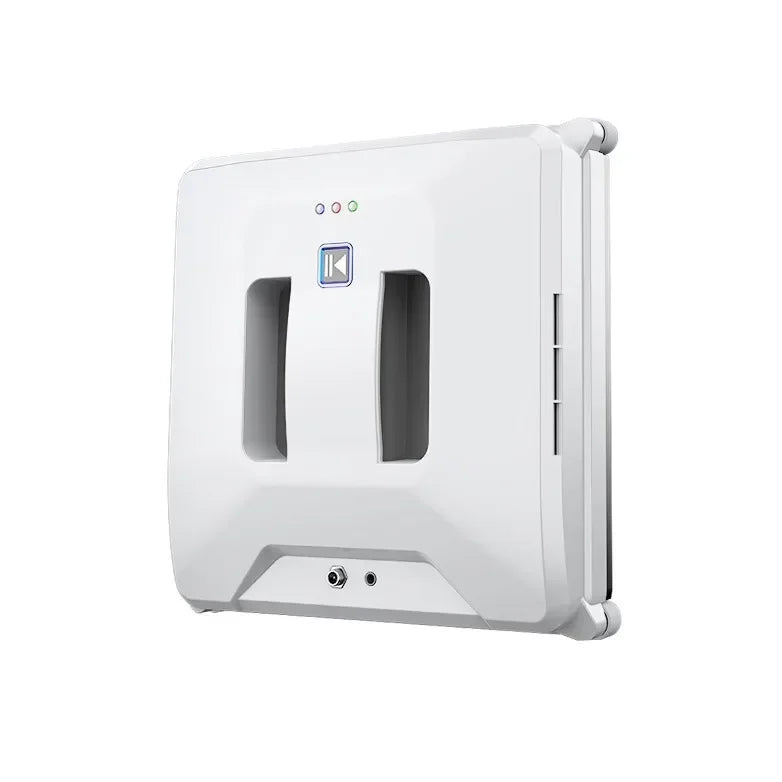 Nettoyeur de vitres carré 1 pièce avec réservoir, robot de nettoyage automatique intelligent sans cadre à double jet d'eau pour vitres