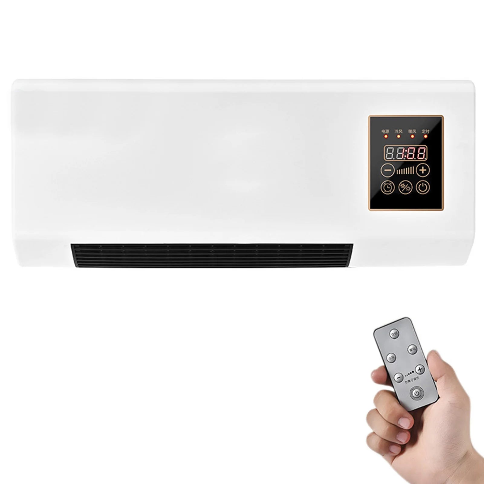 Mini climatiseurs muraux à température constante avec télécommande pour salon