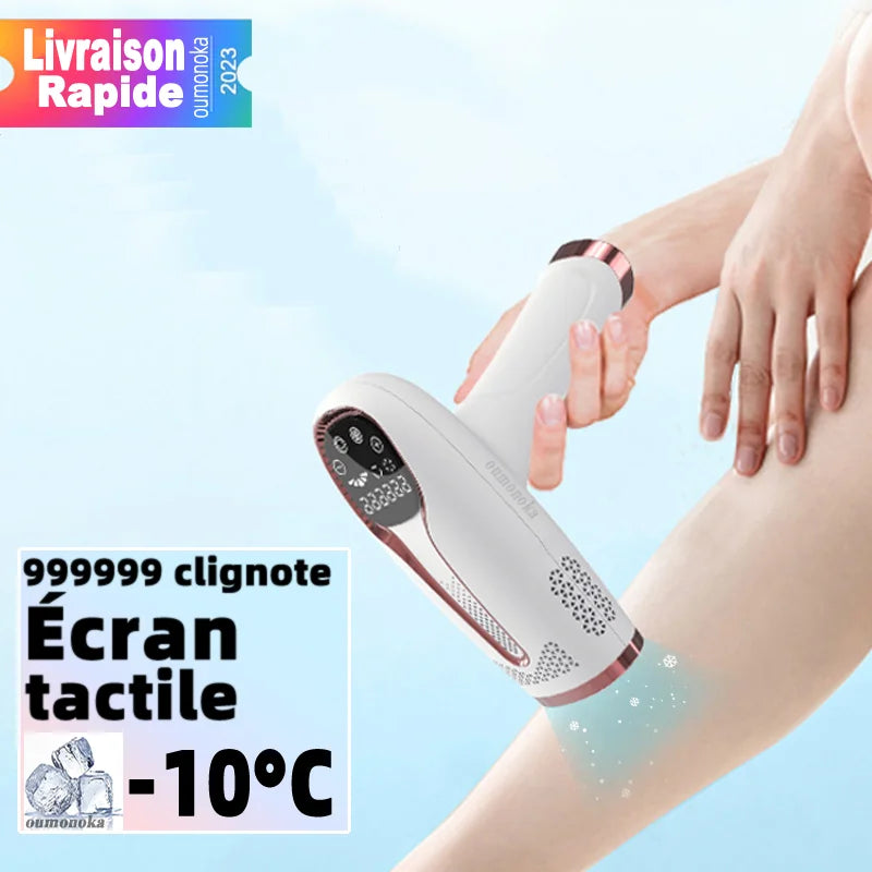 Épilateur laser IPL 999999 flashs pour femmes, usage domestique, épilation indolore, épilateur électrique pour maillot, livraison directe