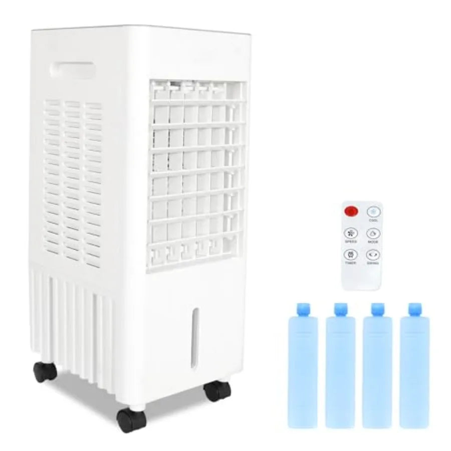 Climatiseur Mobile Silencieux | 4 Modes, 3 Vitesses, Télécommande et Minuterie 7,5 h