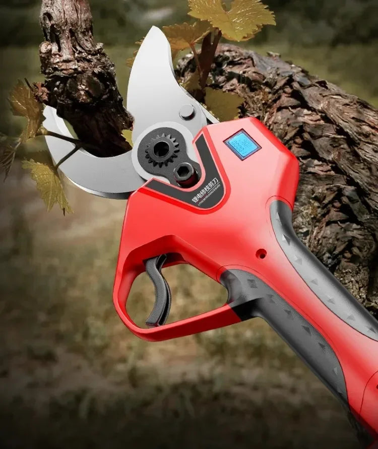 Ciseaux Électriques de Jardin Rechargeables | Sécateur pour Taille des Arbres, Branches et Arbustes