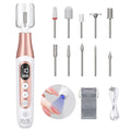 Lime à Ongles Électrique 45 000 RPM | Kit Manucure Portable avec UV, Recharge USB et Accessoires Professionnels
