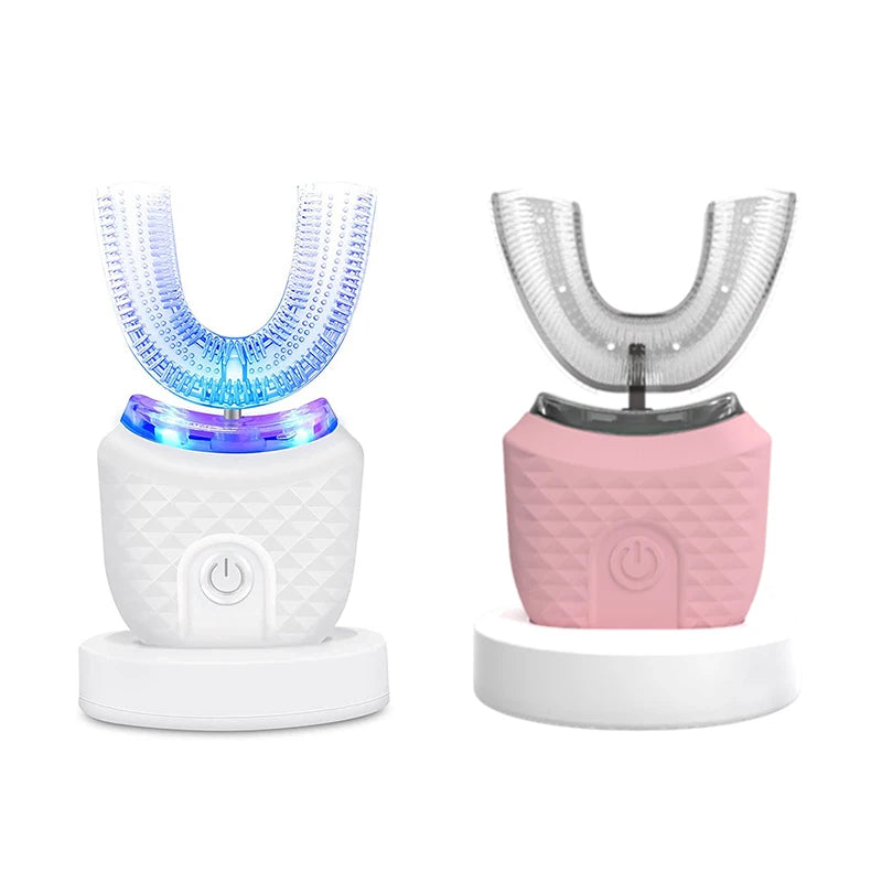 Brosse à dents électrique en forme de U, fabricant de brosses à dents électriques automatiques à 360 degrés.