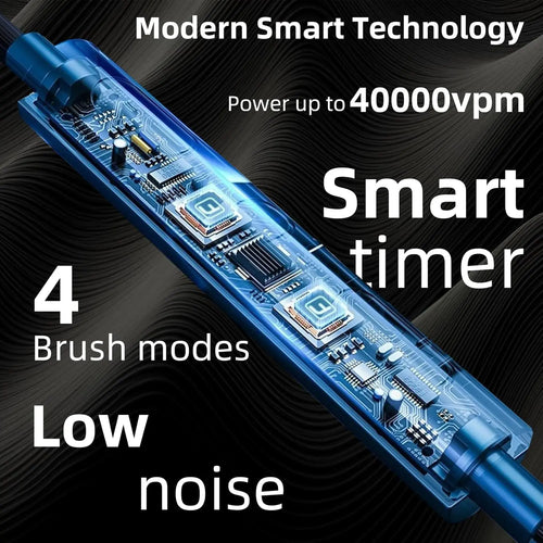 Brosse à Dents Électrique Forme U 360° | Nettoyage Automatique Ultrasonique et Blanchiment Dentaire