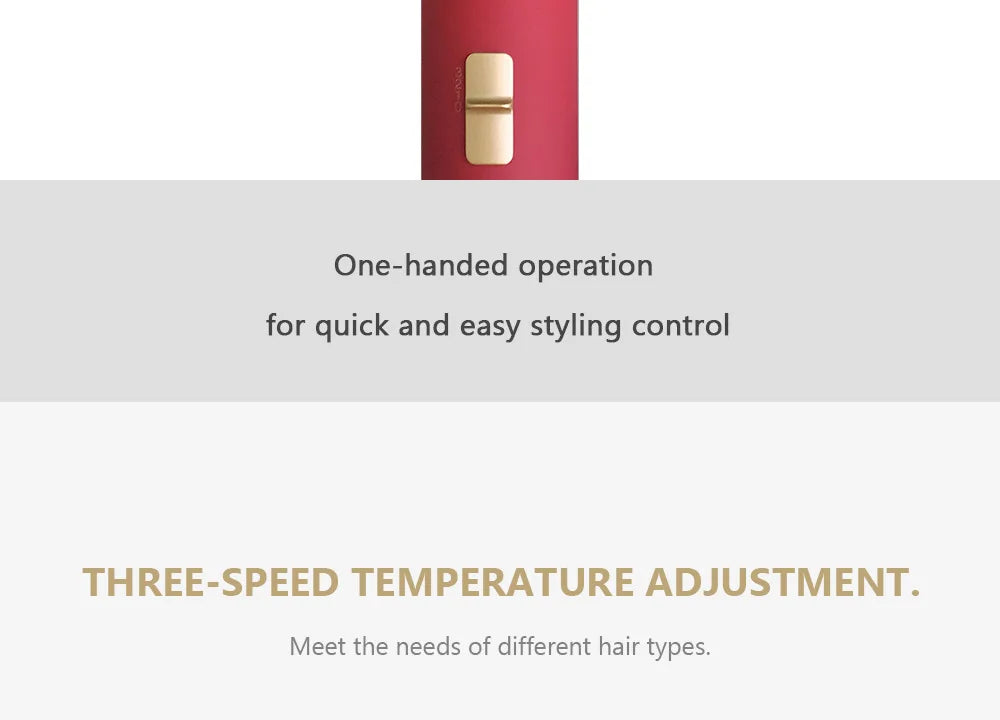 Sèche-cheveux automatique transfrontalier 5 en 1, peigne, lisseur multifonction, fer à friser, trois fonctions pour une coiffure révolutionnaire