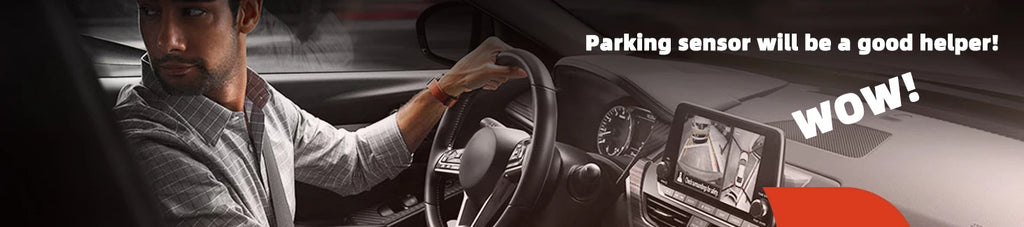 Kit de capteurs de stationnement Parktronic 4/6/8 avec radar de recul, alerte sonore et détection de distance par ultrasons pour voiture