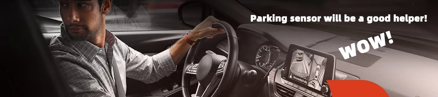 Kit de capteurs de stationnement Parktronic 4/6/8 avec radar de recul, alerte sonore et détection de distance par ultrasons pour voiture