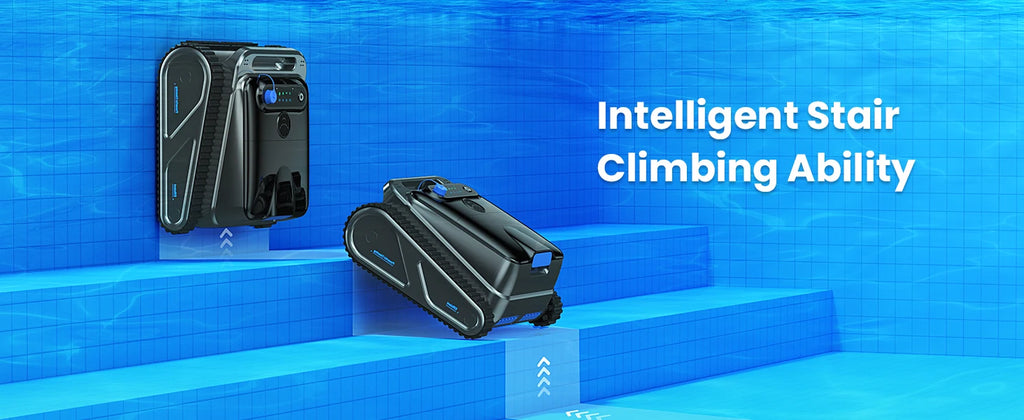 Vastorm 2026 Robot nettoyeur de piscine Y50S amélioré : autonomie de 130 minutes, stationnement automatique, puissant, sans fil, nettoyage automatique des sols et des parois.
