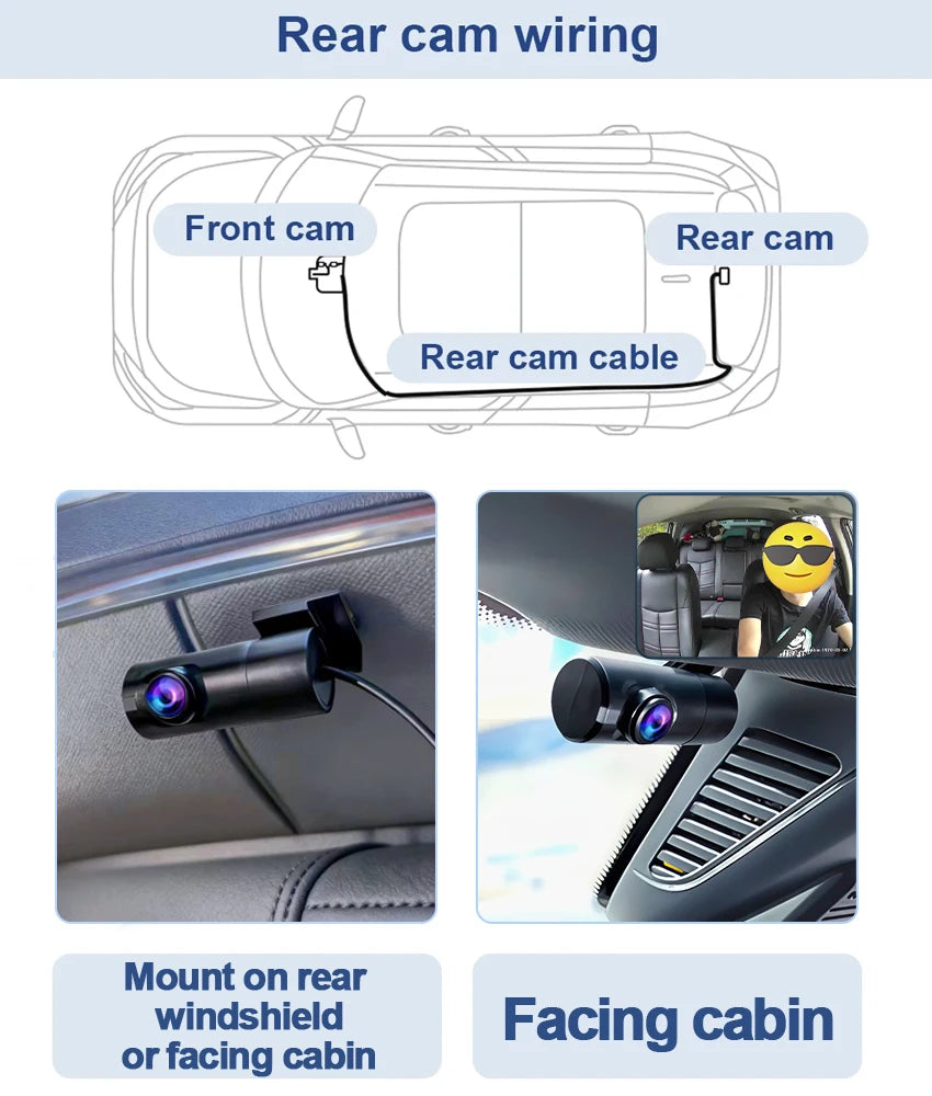 Caméra embarquée pour Jaguar L-Pace et I-Pace (X590) 2019-2023 : installation facile, enregistrement vidéo haute qualité 4K 2160p.
