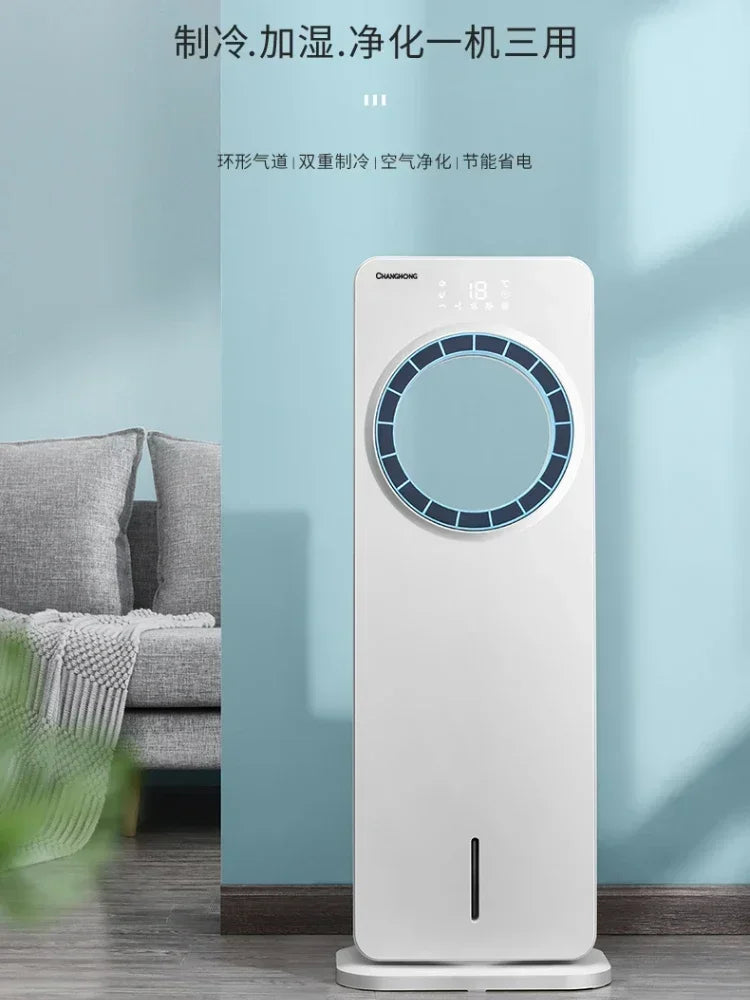 Climatiseur mobile HAOYUNMA 65 W, télécommande, minuterie 7,5h, 220 V, certifié CE