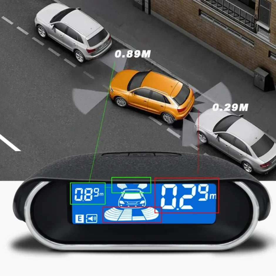 Kit de capteurs de stationnement Parktronic 4/6/8 avec radar de recul, alerte sonore et détection de distance par ultrasons pour voiture