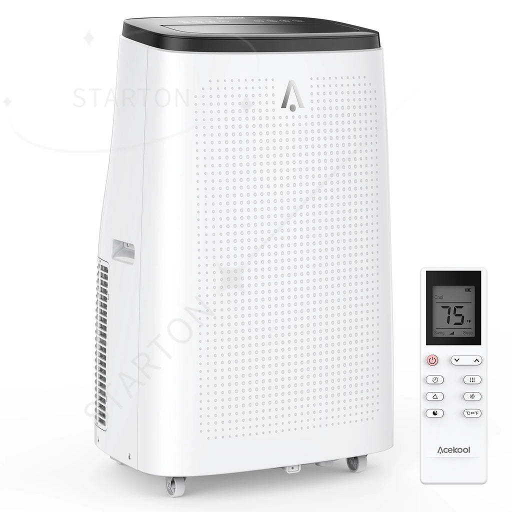 Climatiseur Mobile 14 000 BTU | Refroidit jusqu'à 750 pi², Déshumidificateur 3-en-1 et Télécommande