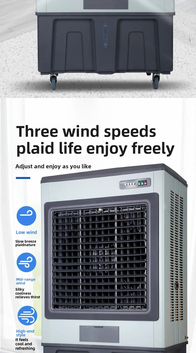 Ventilateur de refroidissement industriel pour climatiseurs de grande taille, usines, ateliers et hôtels commerciaux, système de réfrigération par évaporation.