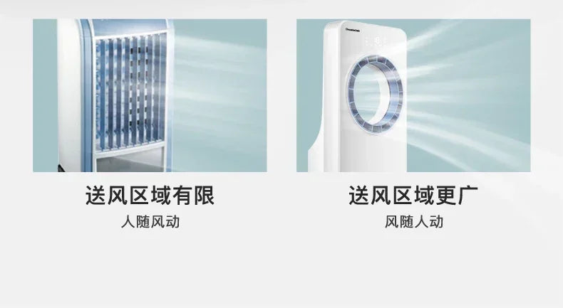Climatiseur mobile HAOYUNMA 65 W, télécommande, minuterie 7,5h, 220 V, certifié CE