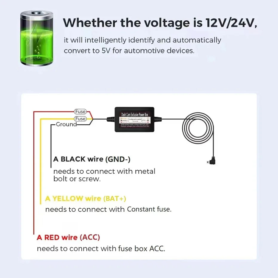 Caméra embarquée 4K UHD pour voiture, double objectif avant et arrière, GPS, Wi-Fi, mode parking 24h, vision nocturne, enregistreur vidéo DVR.