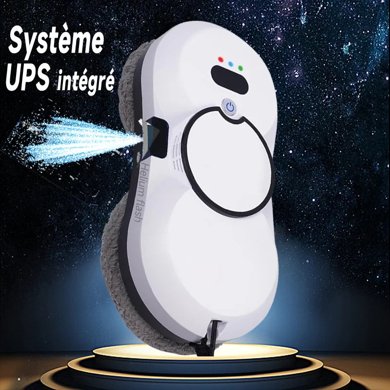 Système UPS Robot Nettoyeur de Vitres Aspirateur Appareil Maison Intelligent Nettoyage Automatique de Vitres Laveuse de Vitres Balais Électriques