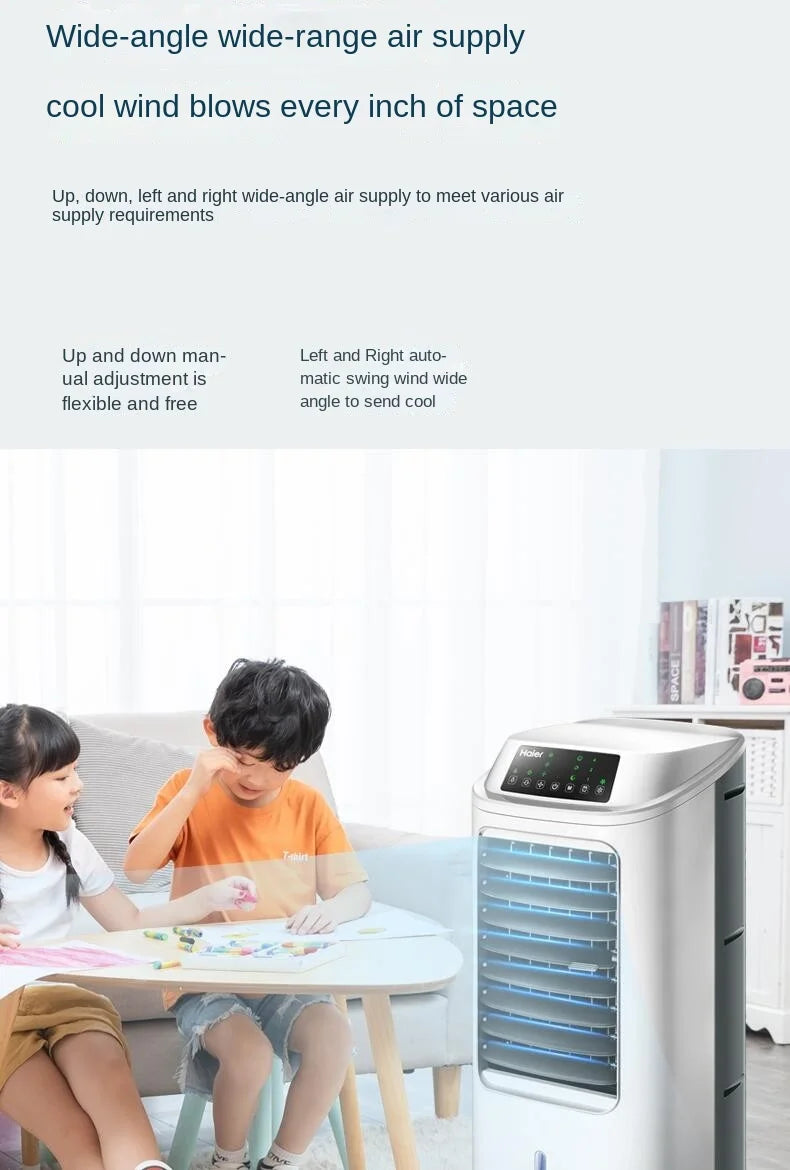 Ventilateur de climatisation Haier, ventilateur de refroidissement, humidificateur, ventilateur sans pales, climatiseur domestique, petit climatiseur