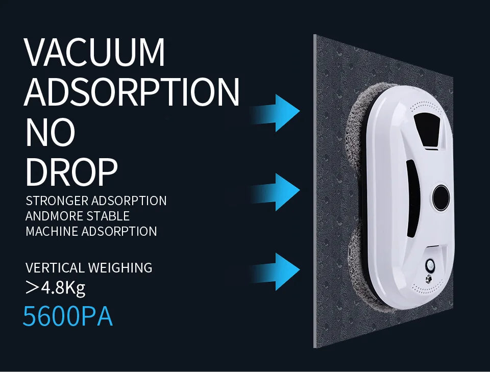 Robot nettoyeur de vitres PuRuikai N361, cordon 5 m, certifié CE, prix UE