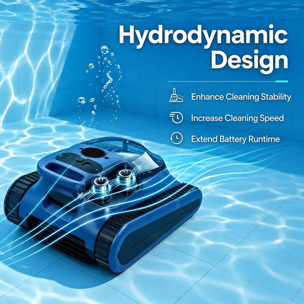 Robot aspirateur de piscine rechargeable