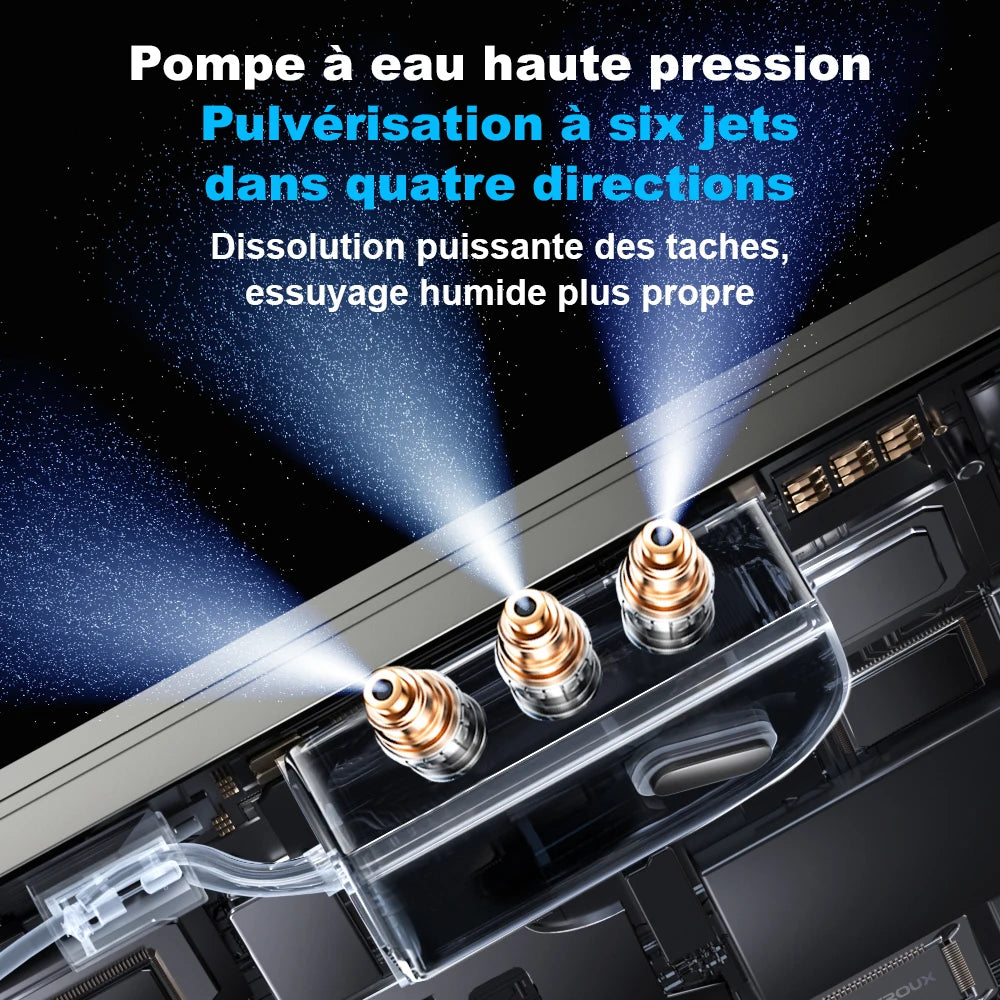 Robot nettoyeur de vitres Liectroux S9, 10 000 Pa, 5 modes, réservoir 110 ml, télécommande et application