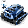 Robot nettoyeur de piscine intelligent pour piscines enterrées et hors sol : capable de grimper aux parois, navigation intelligente, autonomie de 180 minutes, surface de nettoyage de 2150 m².