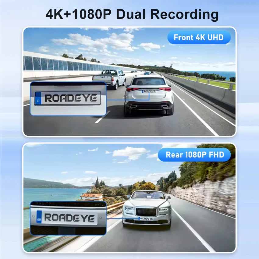 Caméra embarquée pour Jaguar L-Pace et I-Pace (X590) 2019-2023 : installation facile, enregistrement vidéo haute qualité 4K 2160p.