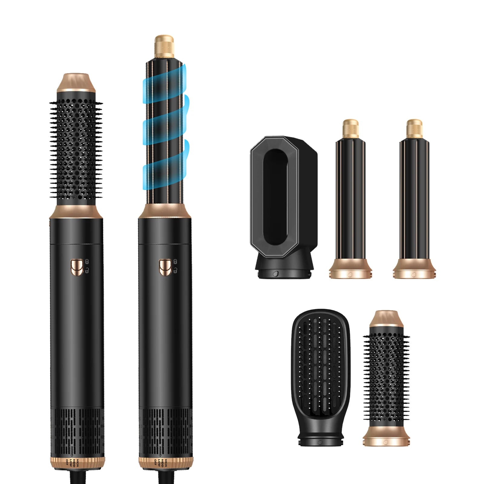 Sèche-cheveux UKLISS, certifié CE/FCC/UL, 100-240 V universel, ionique