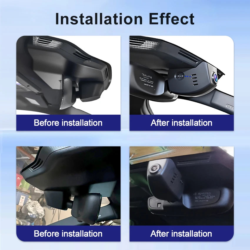 Caméra embarquée pour Jaguar L-Pace et I-Pace (X590) 2019-2023 : installation facile, enregistrement vidéo haute qualité 4K 2160p.