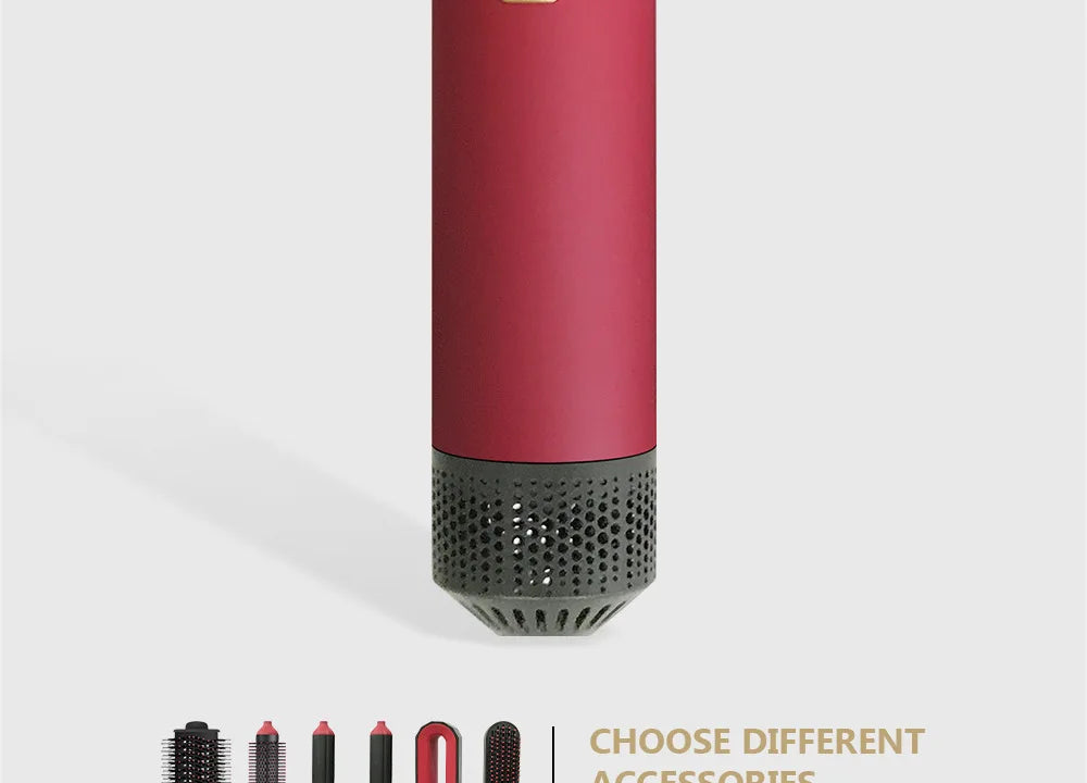 Sèche-cheveux automatique transfrontalier 5 en 1, peigne, lisseur multifonction, fer à friser, trois fonctions pour une coiffure révolutionnaire