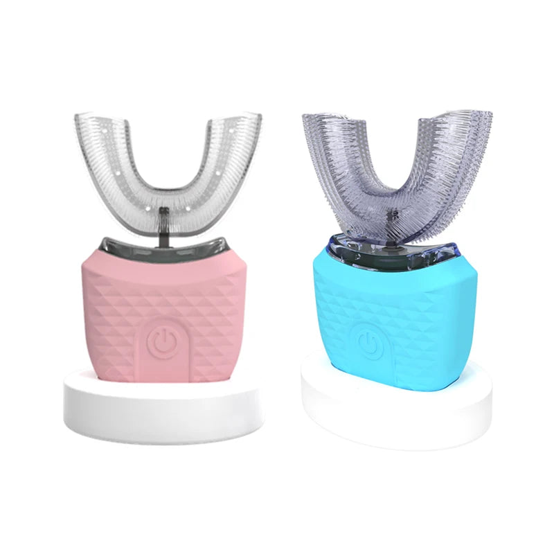 Brosse à dents électrique en forme de U, fabricant de brosses à dents électriques automatiques à 360 degrés.