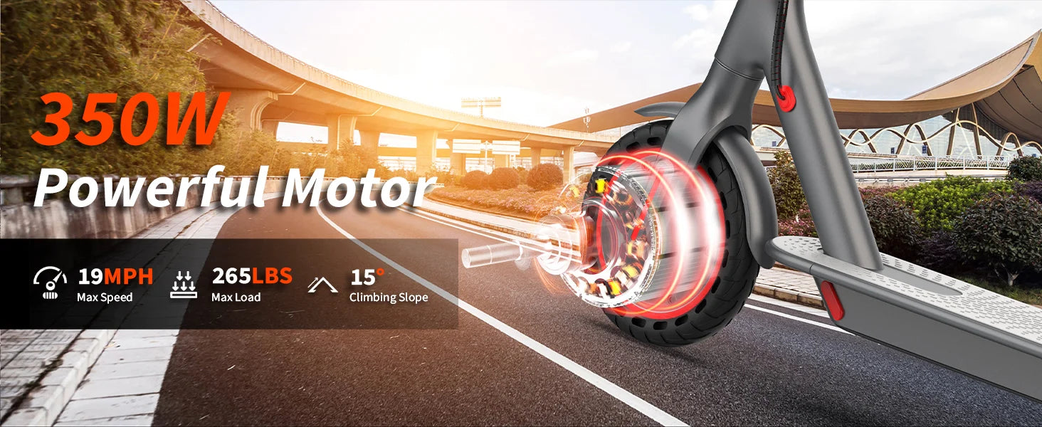 Trottinette électrique AOVOPRO ES80 350W, batterie 10,5 Ah, vitesse maximale de 30 km/h, contrôle via application intelligente, autonomie maximale de 34 km, pliable, pour adultes