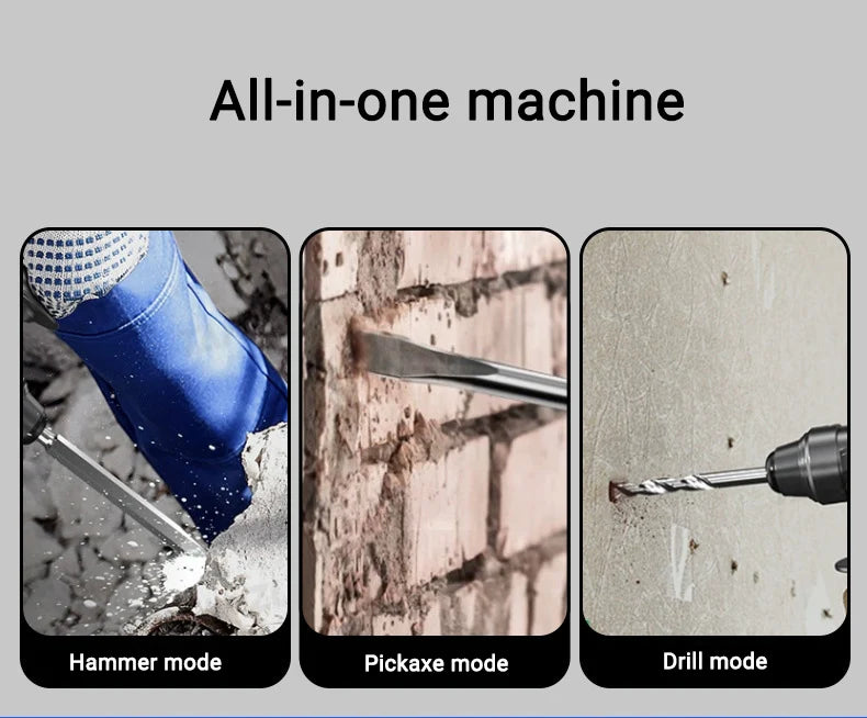 Perceuse Électrique Sans Balais 220 V | Batterie Li-ion Haute Performance pour Travaux DIY