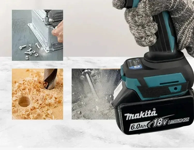 Clé à chocs électrique sans fil Makita Brushless DTW700, outil électrique compatible avec les batteries 18 V, pour la réparation automobile