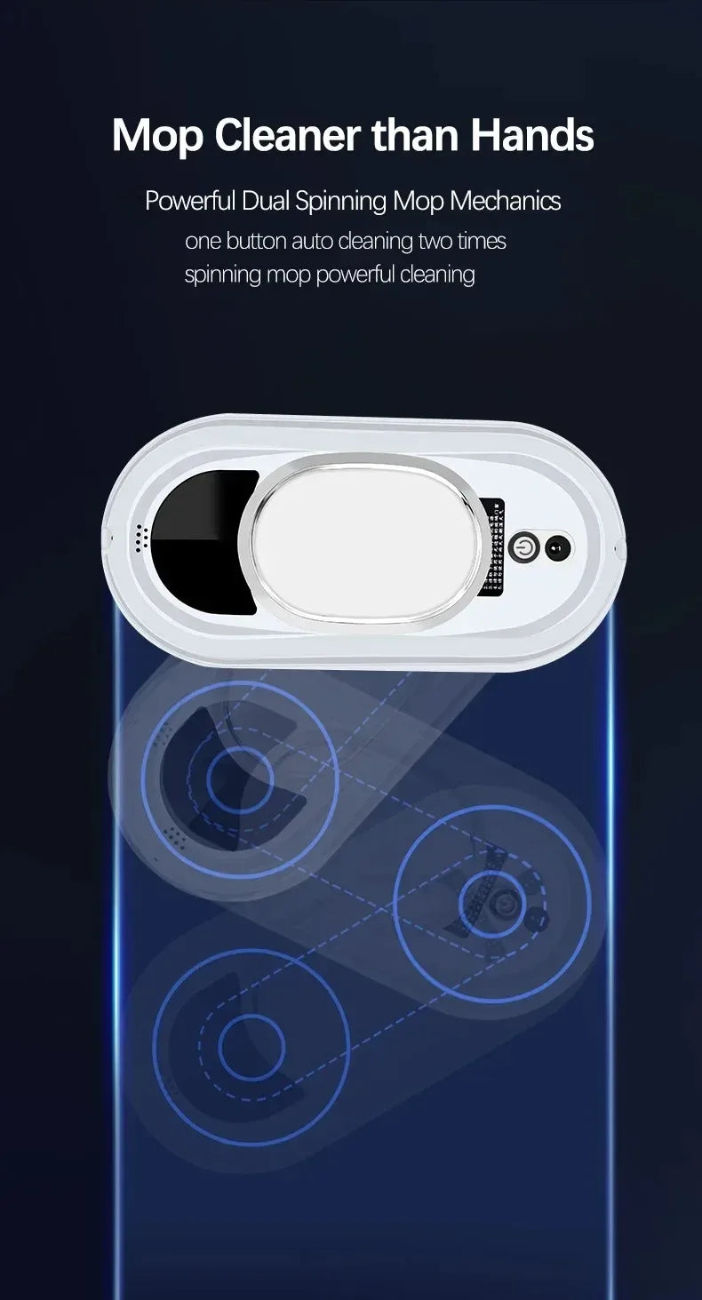Robot nettoyeur de vitres automatique 100-240 V, prix EU, nettoyage intelligent pour la maison