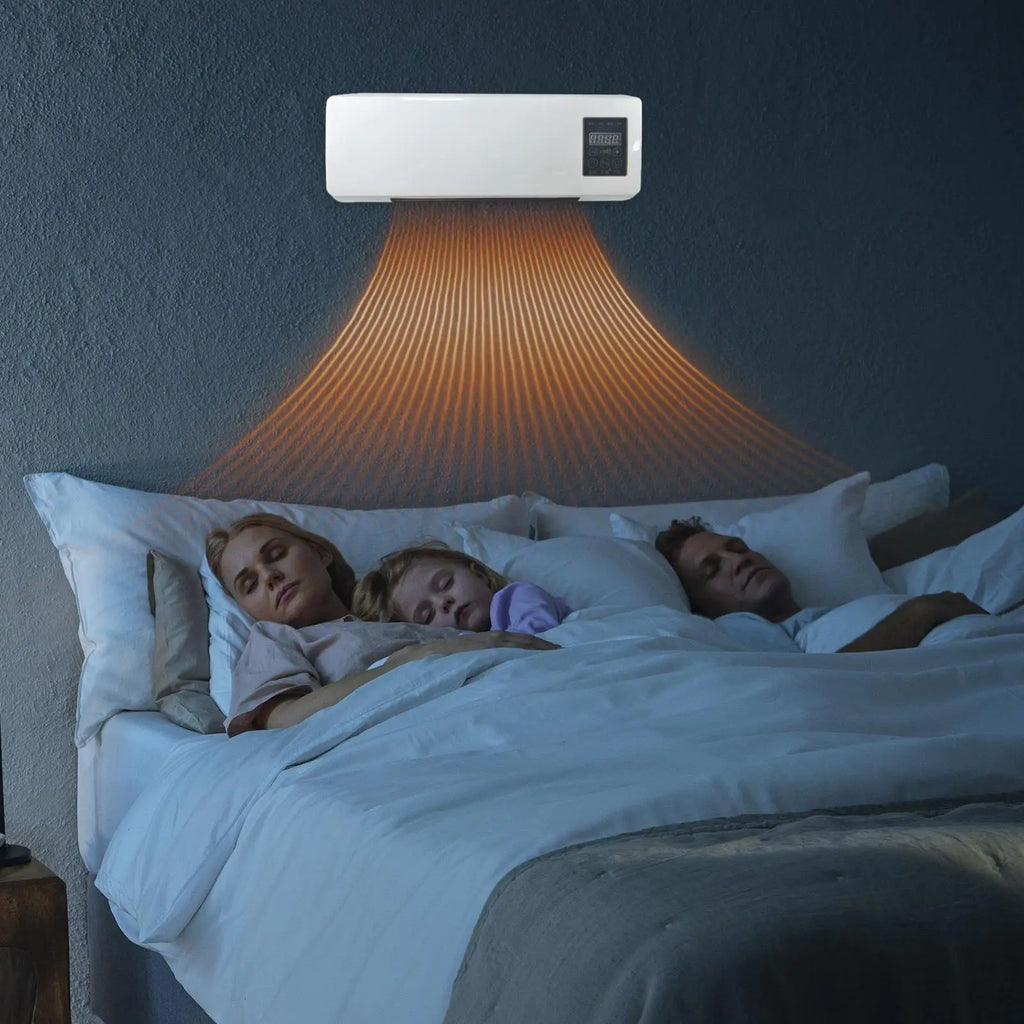 Ventilateur de climatisation portable blanc, certifié DEEE