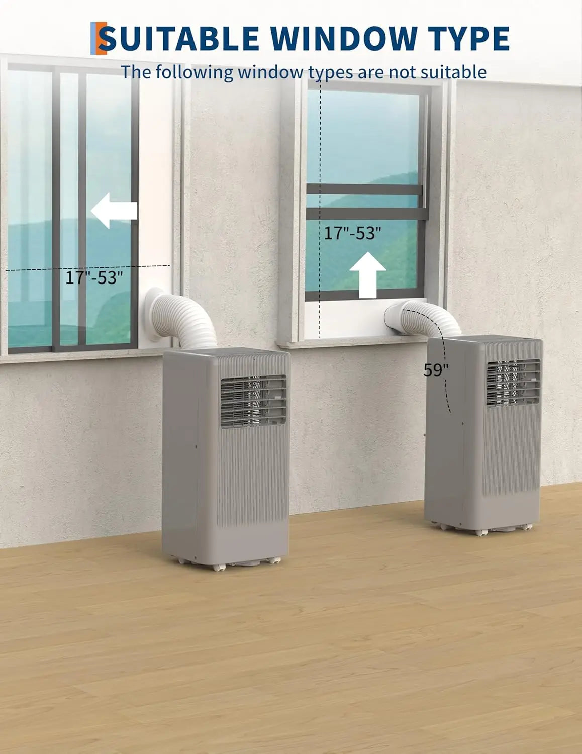 Climatiseur portable Acekool, alimentation CA, usage résidentiel