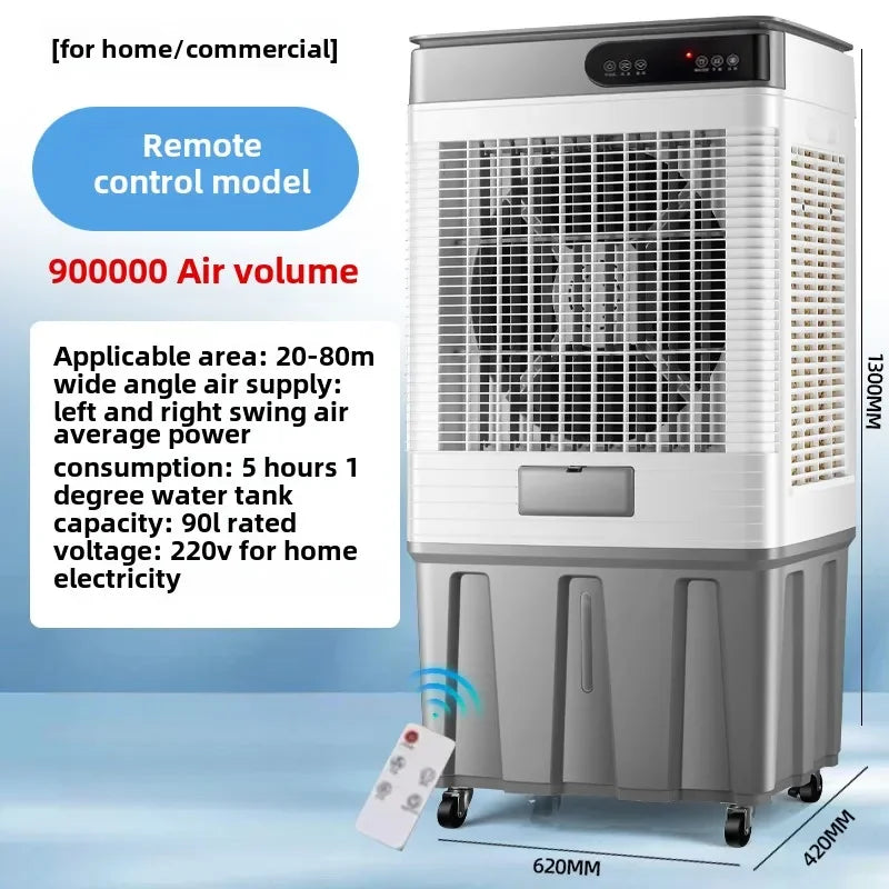 Ventilateur de refroidissement industriel pour climatiseurs de grande taille, usines, ateliers et hôtels commerciaux, système de réfrigération par évaporation.