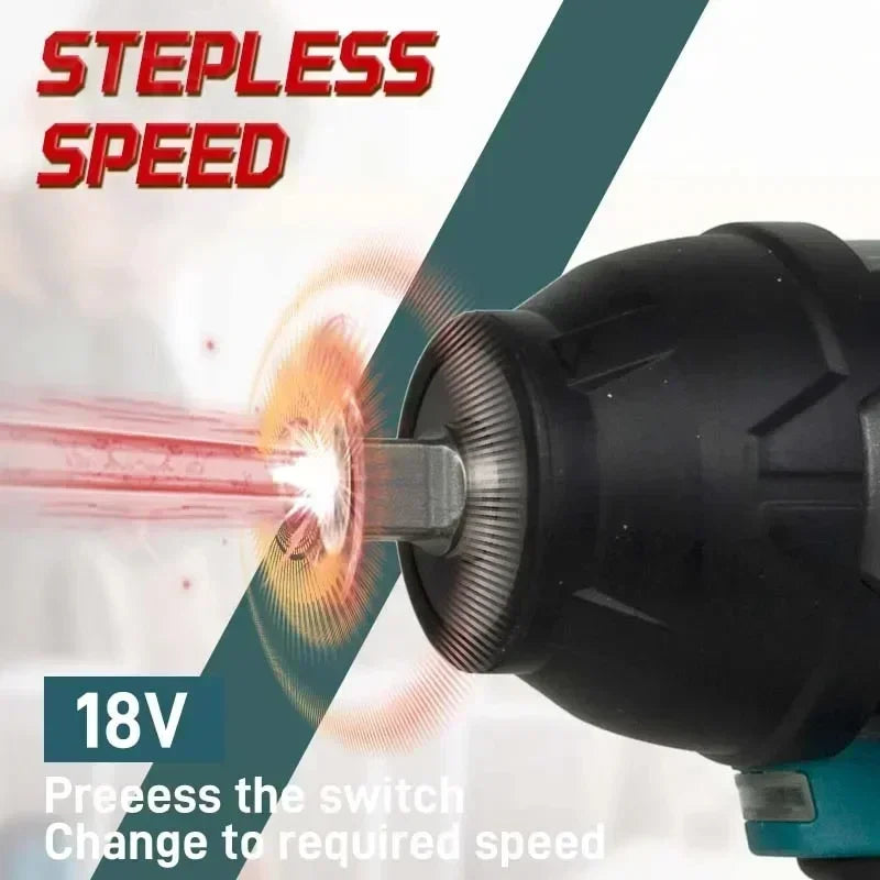Clé à chocs électrique sans fil Makita Brushless DTW700, outil électrique compatible avec les batteries 18 V, pour la réparation automobile