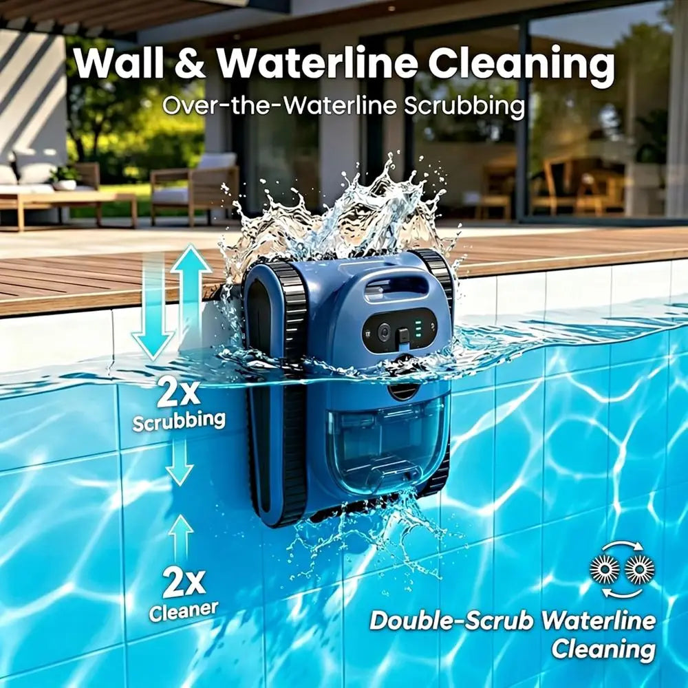Robot aspirateur de piscine rechargeable