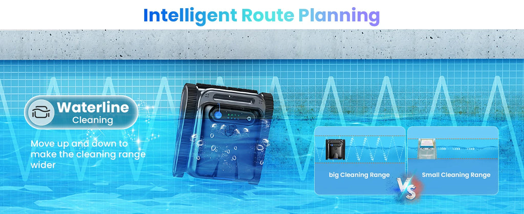 Vastorm 2026 Robot nettoyeur de piscine Y50S amélioré : autonomie de 130 minutes, stationnement automatique, puissant, sans fil, nettoyage automatique des sols et des parois.