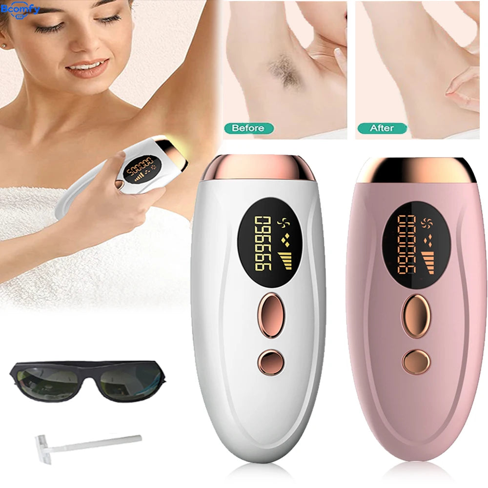Appareil IPL Professionnel 999 999 Flashs | Épilation Durable et Indolore pour Femmes à Domicile