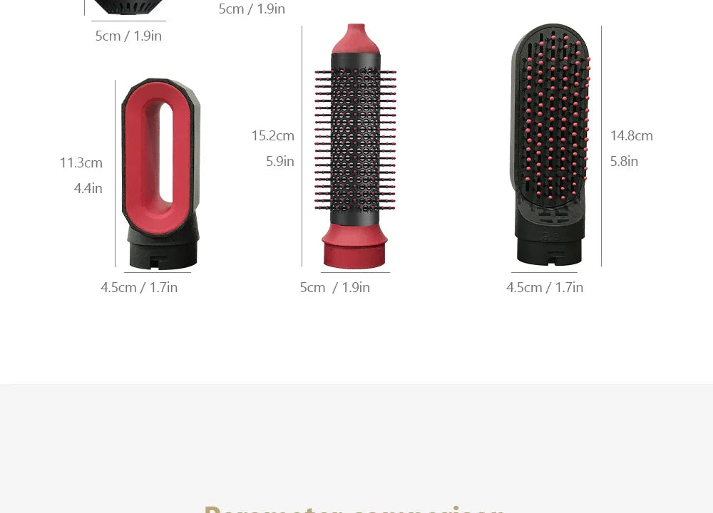 Sèche-cheveux automatique transfrontalier 5 en 1, peigne, lisseur multifonction, fer à friser, trois fonctions pour une coiffure révolutionnaire