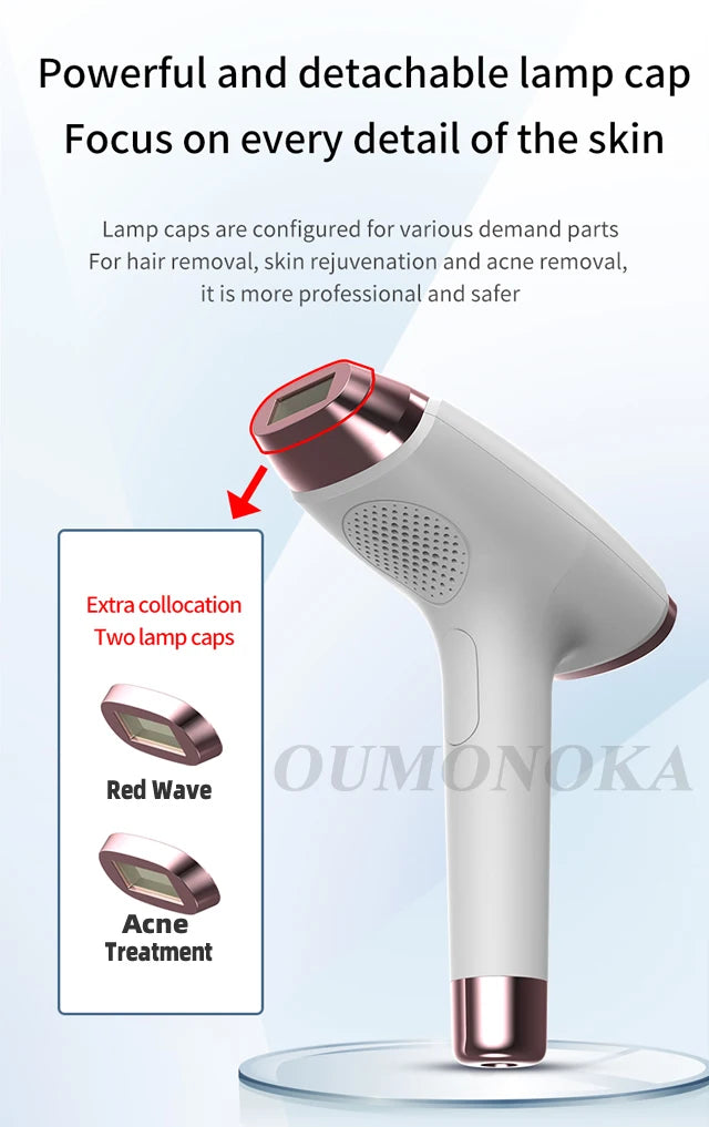 Épilateur laser IPL 999999 flashs pour femmes, usage domestique, épilation indolore, épilateur électrique pour maillot, livraison directe