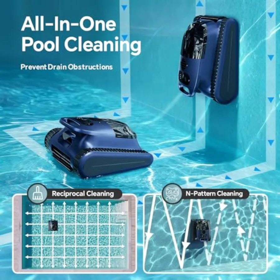 Robot nettoyeur de piscine USB automatique