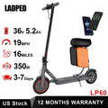 Trottinette électrique AOVOPRO LADPED LP60, 350 W, vitesse maximale de 30 km/h, pneus de 21,6 cm, souple, autonomie maximale de 25,7 km, pour adulte.