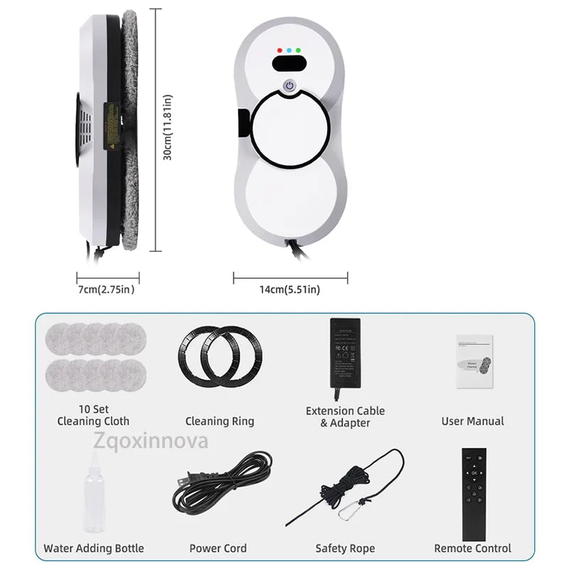 Robot lave-vitres UPS, aspirateur, lave-vitres, robot à plâtre, robot de nettoyage intelligent, balais électriques