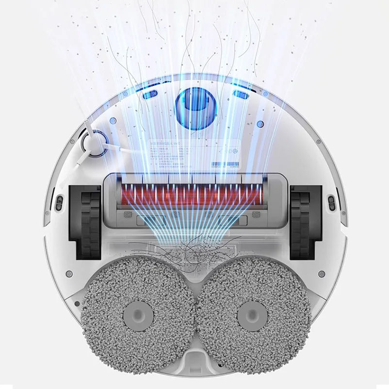 Robot aspirateur XIAOMI MIJIA H40 : nettoyage intelligent de la maison, balayage rotatif haute vitesse, aspiration cyclonique 10 000 Pa, laser LDS